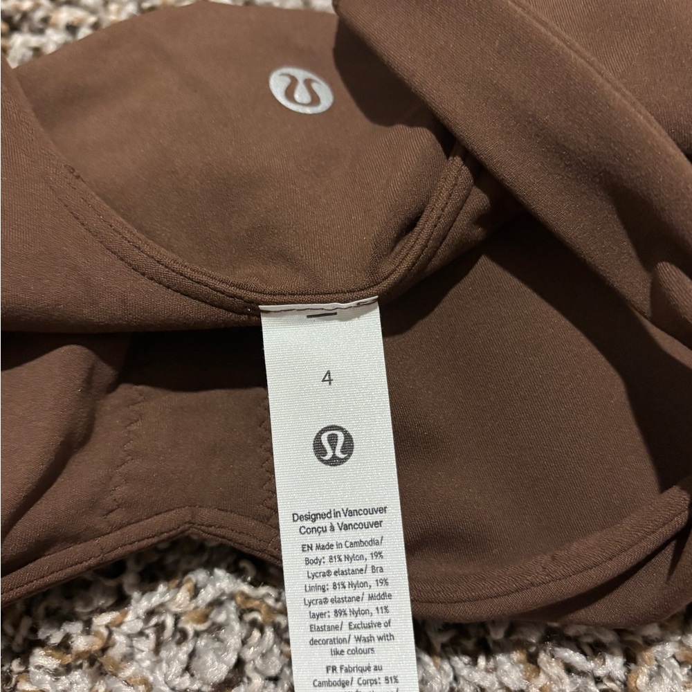 NWT Lululemon Align Tank Java! - Picture 6 of 6